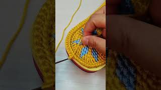 Crochet starting method for wool shoes [upl. by Enylekcaj]