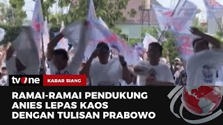 Ratusan Relawan Anies Beralih Dukung PrabowoGibran  Kabar Siang tvOne [upl. by Ekal]