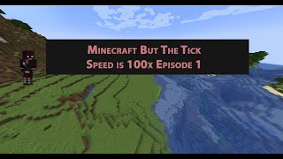 Surviving Minecraft at 100x Speed is IMPOSSIBLE or is it [upl. by Emmanuel]