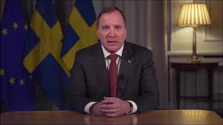 Stefan Löfven håller tal till nationen 22 november 2020 [upl. by Arhat]