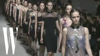 Christopher Kane Fall 2011  runway fashion show  W Magazine [upl. by Kerat661]