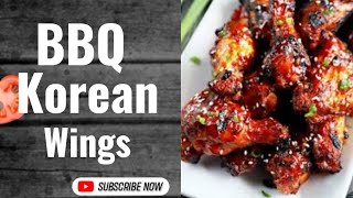 Chicken BBQ Wings  Korean Style BBQ Wings  Wings Recipe By Mirchi Foods 🌶️ [upl. by Gingras647]