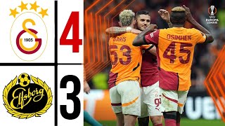 Galatasaray vs Elfsborg 43 HIGHLIGHTS amp Goals [upl. by Salchunas]