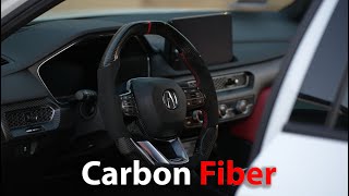 Best CF Grip Steering wheel for the Integra Type S R  DE5 FL5  Comparison amp Install Carismo [upl. by Airtal343]