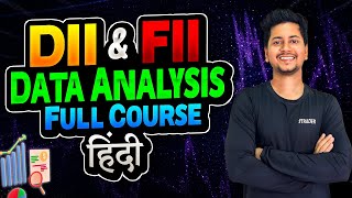 FII amp DII Data Analysis Course For Beginners 2023  Boom Trade  Aryan Pal [upl. by Nehcterg]