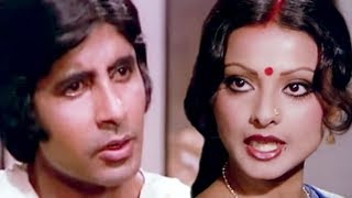 Rekha taunts Amitabh Bachchan  Do Anjaane  Bollywood Scene 1831 [upl. by Reve]