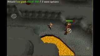 Runescape Fire Giants  Safe spotting in Chaos Tunnels [upl. by Aniela]