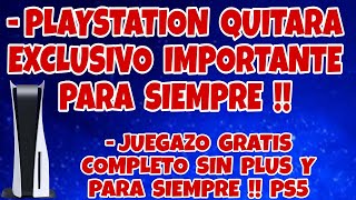 Playstation QUITARA EXCLUSIVO para SIEMPRE   JUEGAZO GRATIS COMPLETO SIN PLUS  ps5 [upl. by Caye]