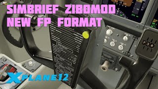 XPlane 12 New ZiboMod Flightplan Format boeing 737 [upl. by Frey321]