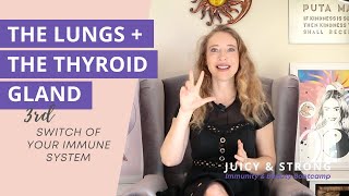 THE IMPORTANCE OF LUNGS AND THYROID GLAND for your Immunity  JUICY amp STRONG Bootcamp [upl. by Assirrac712]