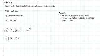 De wetenschappelijke notatie bij grote getallen 2 HAVOVWO amp 2 VWO [upl. by Porte]