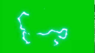 Efectos Rayos Pantalla verde CHROMA KEY GREEN SCREEN [upl. by Saimerej]