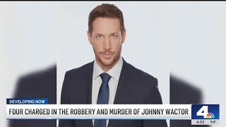 4 charged in shooting death of actor Johnny Wactor [upl. by Ycnay]