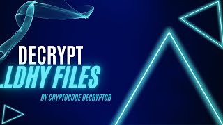 Decrypt LDHY Virus Files  Ransomware   Remove LDHY virus and Recover Data [upl. by Nahk]