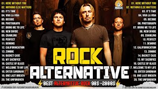 2000s Alternative Rock Playlist🔥🔥Linkin Park Coldplay Hinder Metallica Evanescence Green Day [upl. by Noletta]