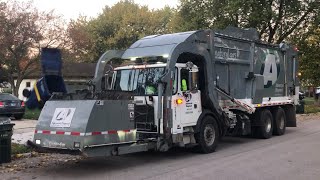 Advanced Disposal Curotto Can Garbage Truck Autocar McNeilus Meridian [upl. by Lemay]