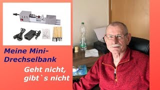 Meine MiniDrechselbank für Kleinteile [upl. by Jeannine]