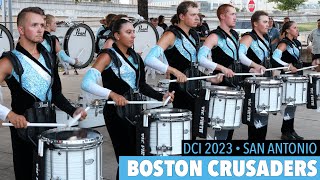 Boston Crusaders 2023  In The Lot  DCI San Antonio Part 2  SHOW MUSIC [upl. by Noel]