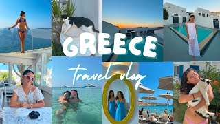 greece vlog  santorini  mykonos [upl. by Ahseit]