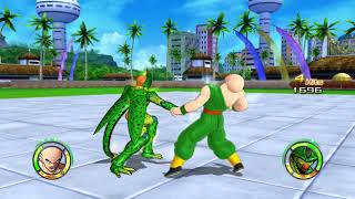 Dragon Ball Raging Blast 2tien vs Cell 1st form [upl. by Costanzia61]