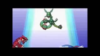 Pokemon Emerald  Kyogre vs Groudon vs Rayquaza [upl. by Adyela258]