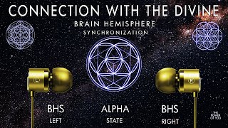 Connection With The Divine  8hr Brain Hemisphere Synchronization BHS [upl. by Aicelf]