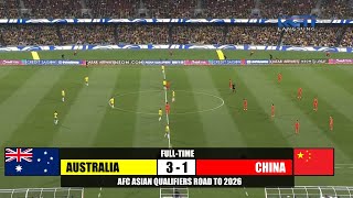 INDONESIA DIUNTUNGKAN Inilah Hasil Australia vs China AFC ASIAN QUALIFIERS  China vs Australia [upl. by Etrem17]