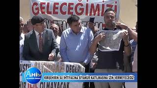 Altın Madeninin Kırşehirin Su İhtiyacına Siyanür Katılmasına İzin Vermeyeceğiz [upl. by Nolana]