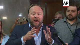 Infowars Alex Jones crashes social media hearing [upl. by Zanahs]