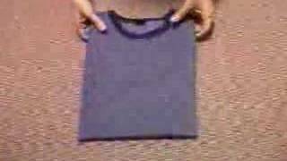 fastest shirt folding method ever [upl. by Regazzi401]