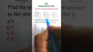 Dice  Dice Reasoning for SSC CGL GD CHSL Exams Reasoning Classes by Tumi Jitbe [upl. by Leviralc]