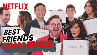 My Unorthodox Life Cast Take the Best Friends Challenge  Netflix [upl. by Carrnan]