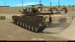 Combat Mission Shock Force beta video M1 Abrams Suspensio [upl. by Avan]