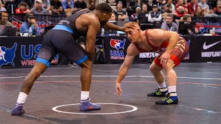 Round 1  Jordan Burroughs vs Chance Marsteller  2024 World Team Trials [upl. by Assirroc952]