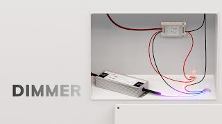 Installazione dimmer per striscia LED pulsante NO  Newlab L400MA [upl. by Ajiram]