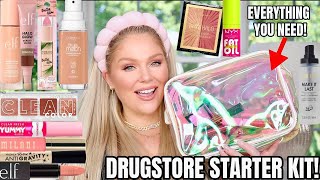 THE ULTIMATE DRUGSTORE MAKEUP STARTER KIT 2023  MAKEUP FOR BEGINNERS BEST DRUGSTORE MAKEUP [upl. by Nugent]