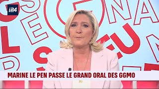 Marine Le Pen passe le Grand oral des GGMO [upl. by Navoj]