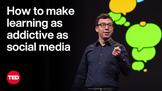 How to Make Learning as Addictive as Social Media  Duolingos Luis Von Ahn  TED [upl. by Neelrihs]