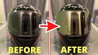 Vega Bolt helmet  Visor change  new mercury visor 🔥🔥 vegabolt vegahelmets uptoride [upl. by Arika]