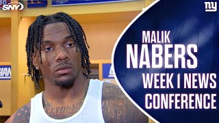 Malik Nabers speaks about if Daniel Jones looked for him enough in Giants loss to Vikings  SNY [upl. by White]