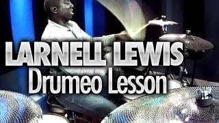 Larnell Lewis Drumeo Lesson Yamaha DTX 950K Drums amp Zildjian Gen16 Cymbals [upl. by Maure]