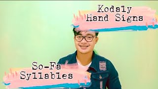 Music  SOFA SYLLABLES  KODALY HAND SIGNS  Pitch Names quick review [upl. by Adiraf]