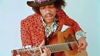 Jimi Hendrix On An Acoustic Guitar only known 2 videos RARE [upl. by Heng]