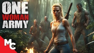 One Woman Army  Full Movie  Action Revenge Survival [upl. by Eey]