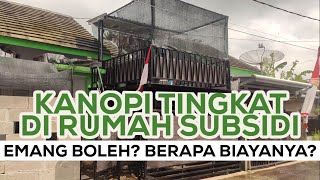 QnA Kanopi Balkon Rumah Subsidi  BIAYA Lama Pengerjaan amp Detail  Inspirasi Rumah Subsidi  Part 4 [upl. by Fergus]