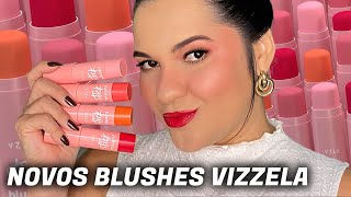 VIZZELA  NOVO BLUSH EM STICK COM TEXTURA CREMOSA [upl. by Elene]