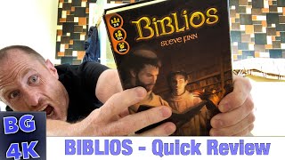 BIBLIOS REVIEW  Still Worth It [upl. by Signe]