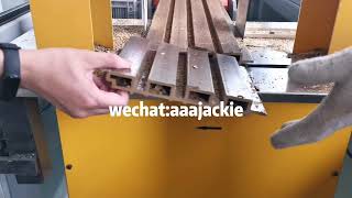 Wood Plastic Composite WPC Profile Manufacturing Machine for Wall Cladding [upl. by Tadashi86]