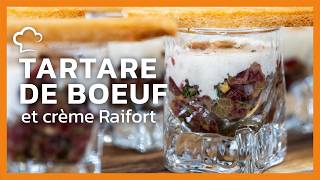 Tartare de Bœuf crème Raifort  Recette Food’Cuisine [upl. by Poland]