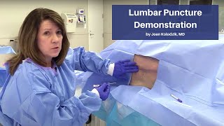 Lumbar Puncture Demonstration  The CadaverBased EM Procedures Online Course [upl. by Santana197]